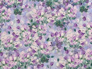 Brushed Flower Purple